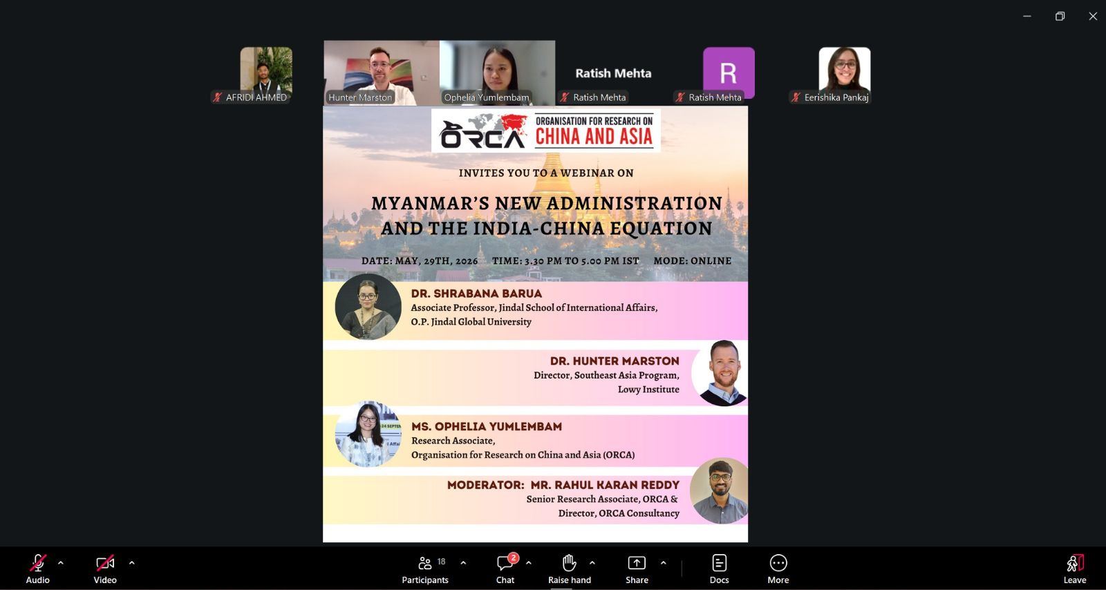 ORCA'S WEBINAR